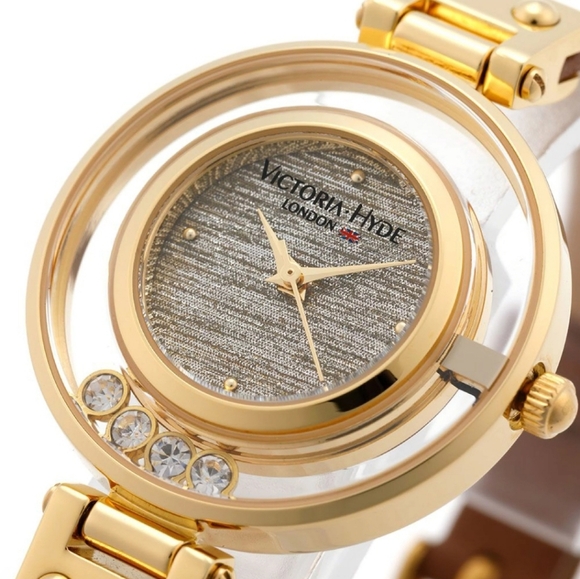 VICTORIA HYDE LONDON Ladies SPARKLE STAR Quartz  Watch NEW WITH TAGS AND BOX - Picture 2 of 13